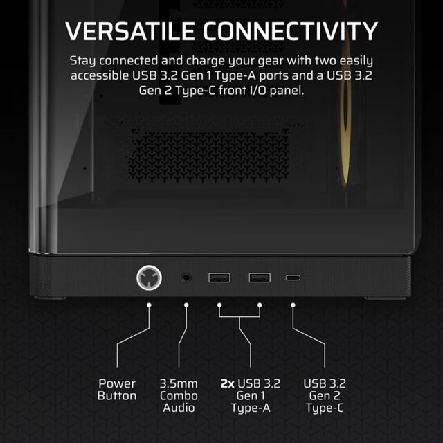 Corsair 4500X RS-R ARGB Tempered Glass Mid-Tower  Black Midi Tower - imagine 6