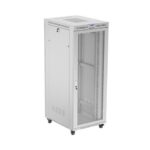 FLOOR-STANDING RACK CABINET 19  42U 800X1000 GREY PERFORATED LCD DOOR LANBERG (FLAT PACK)