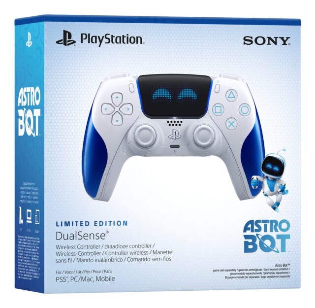 Sony DualSense Wireless Controller – ASTRO BOT Joyful Limited Edition Blue  White Bluetooth/USB Gamepad Analogue / Digital Android  MAC  PC  PlayStation 5  iOS - imagine 8