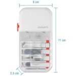 Multifunctional cleaning set 4smarts 10in1 for phones and devices white - imagine 8