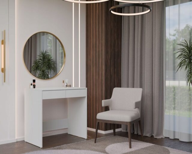 MARINA 2S Desk  White - imagine 9