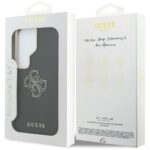 Case Guess Grained Big 4G Metal Logo for  Samsung Galaxy S26 Ultra black - imagine 9
