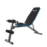 REBEL ACTIVE Inclined training bench with leg locks and elastic bands - imagine 3