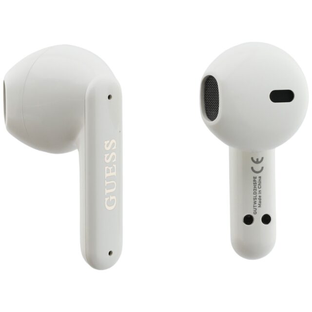 Earphones TWS Guess Pearl Strap beige - imagine 4