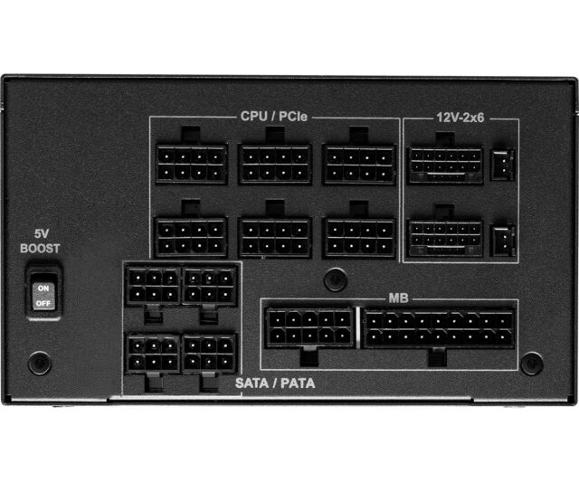 Asrock Phantom Gaming PG-1300G power supply unit 1300 W 20+4 pin ATX ATX Black - imagine 4