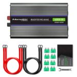 Qoltec Przetwornica napięcia Monolith 4000 MS Wave | 12V na 230V | 2000/4000W | USB - imagine 5