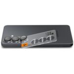 Camera Lens Protector Spigen Optik Pro HD Glas.TR “EZ FIT” for Samsung Galaxy S26 Black 2 pcs. - imagine 5