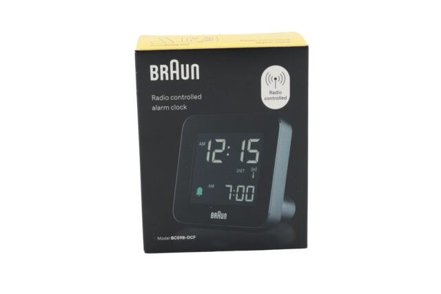 Braun BC09-DCF Digital alarm clock Black - imagine 8