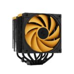 DeepCool AK620 Zero Dark Zoria Processor Air cooler 12 cm Black  Yellow 1 pc(s)