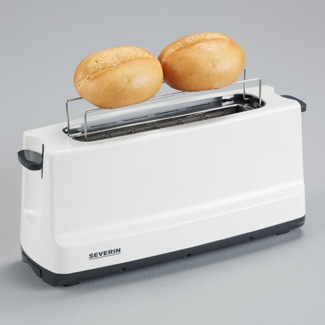 Severin AT 2232 toaster 2 slice(s) 800 W Grey  White - imagine 7