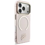 Etui Karl Lagerfeld IML KL Script Logo    MagSafe do iPhone 17 Pro Max różowy - imagine 4