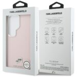 Karl Lagerfeld Grained PU Leather K&CH Heads Magnetic Zadní Kryt pro Samsung Galaxy S26 Ultra Pink - imagine 8