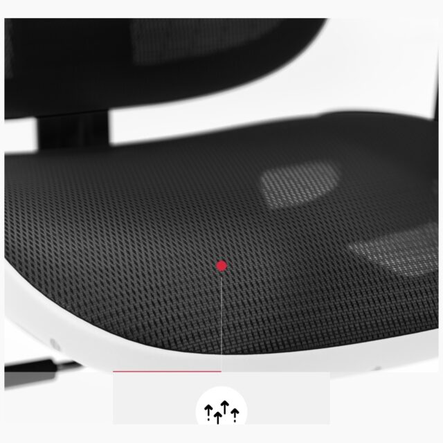 Ergonomic chair Diablo Chairs V-Basic white-black - imagine 5