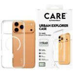 CARE by PanzerGlass Flagship Urban Explorer Case w. White MagSafe for iPhone 17 Pro Max Clear