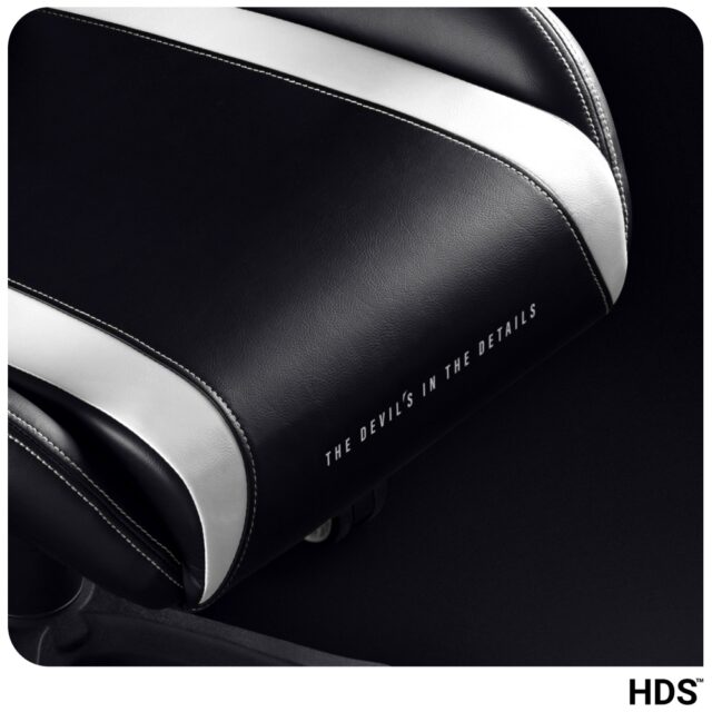 Gaming chair Diablo Chairs X-Horn 2.0 Normal Size black-white - imagine 10