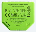 SHELLY Dimmer Gen3 Built-in Black  Lime - imagine 3
