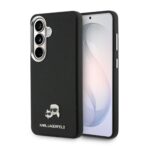 Karl Lagerfeld Grained PU Leather K&CH Heads Magnetic Zadní Kryt pro Samsung Galaxy S26 Black - imagine 9