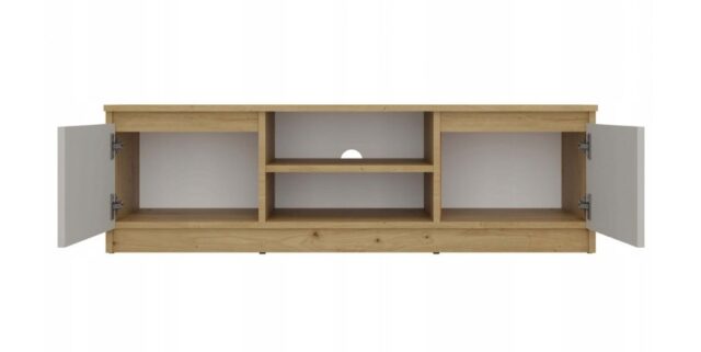 MALWA 120 TV cabinet  artisan oak/cashmere - imagine 3