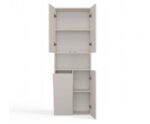 BATHROOM CABINET NEL DK 1K BASKET CASMERE COLOUR - imagine 3