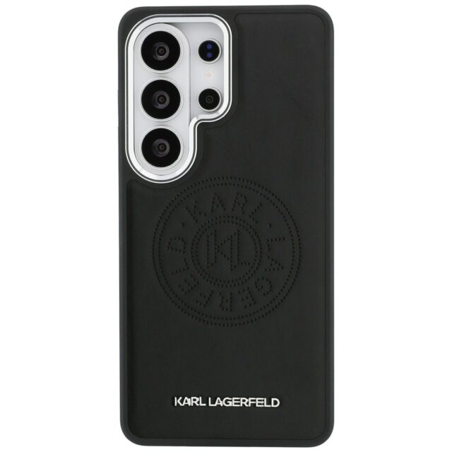 Case Karl Lagerfeld Perforated KL        MagSafe for Samsung Galaxy S26 Ultra black - imagine 3