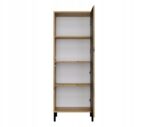 KAMARO 1DD SLIM OAK ARTISAN DISPLAY CABINET - imagine 2