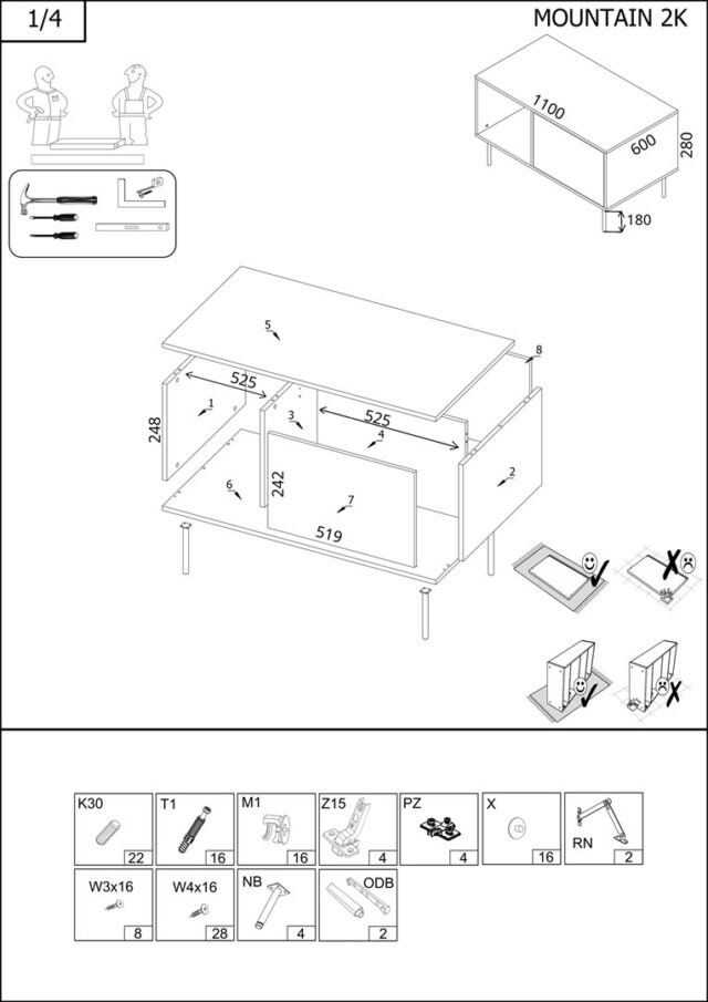 Cama MOUNTAIN bench/table 110x60x46 black + gold - imagine 4