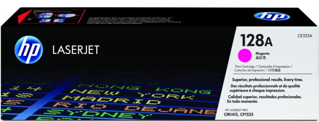 HP 128A - magenta - original - LaserJe - imagine 2