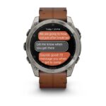 Garmin Fenix 8 3.56 cm (1.4 ) AMOLED 51 mm Digital 454 x 454 pixels Touchscreen Titanium Wi-Fi GPS (satellite) - imagine 9