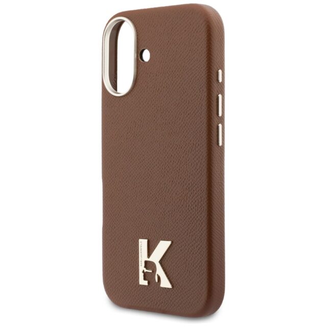 Case Karl Lagerfeld Karl Head Logo       MagSafe for iPhone 17 brown - imagine 6
