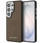 Case Karl Lagerfeld Embossed Ring        Initials MagSafe for Samsung Galaxy S26 Ultra brown