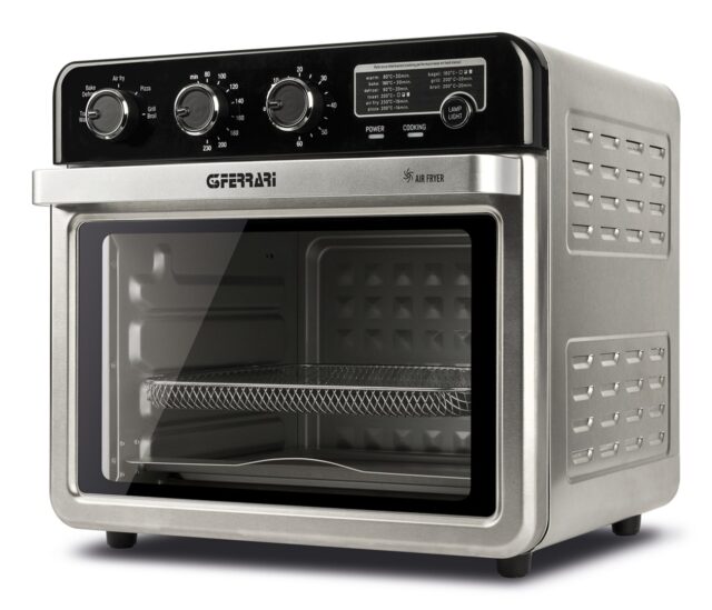 G3 Ferrari G10221 Hot air fryer single 32 l 2000 W Black  stainless steel - imagine 2