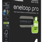 Rechargeable batteries PANASONIC ENELOOP PRO AAA 930 mAh 4 szt (BK-4HCDE/4CP)