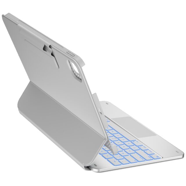 Case Typecase Edge + with keyboard for  iPad Air 13" 2024/2025 white - imagine 6