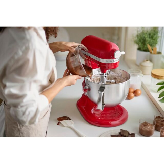 KitchenAid 5KSM60SPXEER Stand mixer 375 W Red - imagine 6