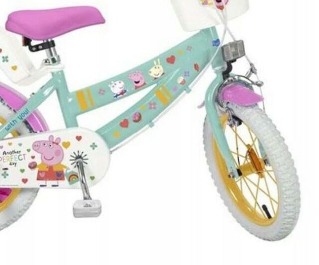 Children's bicycle Toimsa 12” Swinka Peppa green - imagine 3