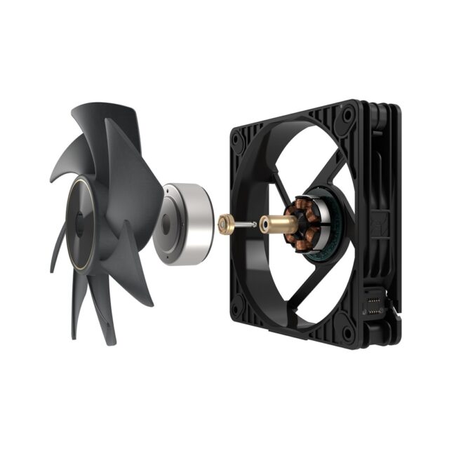 ASUS ProArt PF120 Fan PWM Black Computer case 12 cm 1 pc(s) - imagine 8
