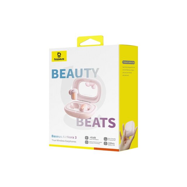 Baseus AirNora 3 - wireless TWS headphones (pink) - imagine 8