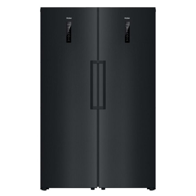 Haier H4F306DDH1R Upright freezer Freestanding 301 L D Black - imagine 4