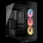 Corsair 4500X LX-R RGB Tempered Glass Mid-Tower  Black Midi Tower