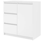 Topeshop 1D3S BIEL KPL chest of drawers