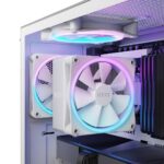 NZXT T120 RGB Processor Air cooler 12 cm White 1 pc(s) - imagine 4