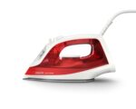 Philips 2000 series DST2010/40 iron Steam iron Non-stick soleplate Red  White - imagine 5