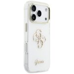 Case Guess IML 4G Script Metal for iPhone 17 Pro Max white - imagine 4