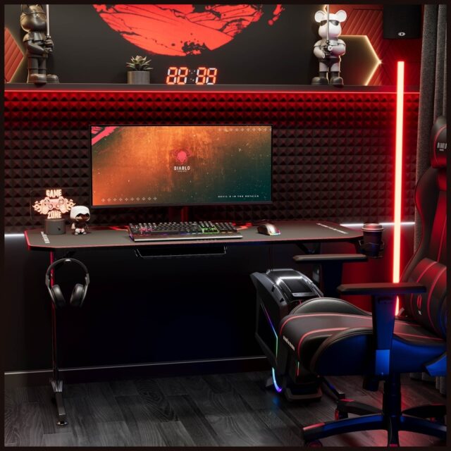 Gaming desk Diablo Chairs X-Mate 1400 - imagine 4