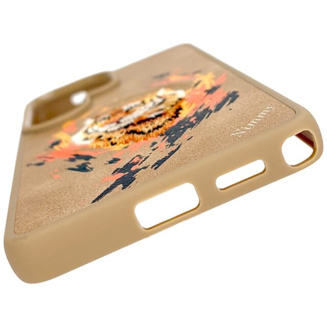 Etui Nimmy Tygrys MagSafe do Samsung      Galaxy S26 Ultra jasnobrązowy - imagine 5