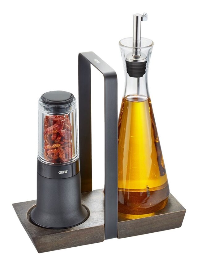GEFU X-PLOSION oil/vinegar dispenser 0.25 L Glass  Silicone  Stainless steel Transparent - imagine 4