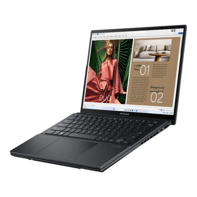 ASUS Zenbook Duo UX8406CA-QL121W Ultra 7 255H 2x14.0 OLED FHD Touch 60Hz 400nits 32GB LPDDR5X SSD1TB Glossy Intel Arc Graphics WLAN+BT Cam1080p 75WHrs Win11 Inkwell Gray - imagine 6
