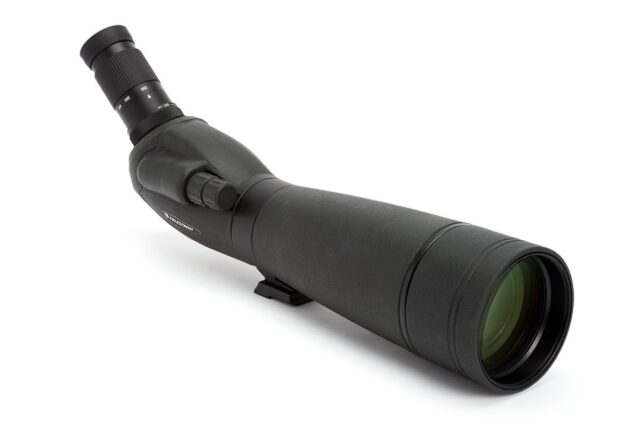 Celestron TrailSeeker 80-45 Degree spotting scope 60x BaK-4 Black - imagine 9