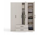 ROMANA wardrobe 160x205 Cashmere without mirror - imagine 4