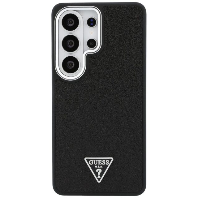 Case Guess Fixed Glitter Triangle        MagSafe for Samsung Galaxy S26 Ultra black - imagine 3